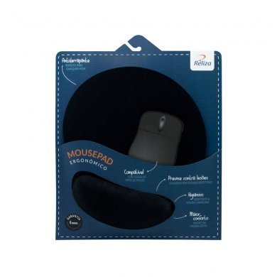 Reliza Mousepad Ergonômico Com Almofada