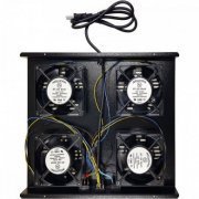 Raker kit ventilação de teto rack 19 4 fans RT-120 4 ventiladores RT-120 120mm, chave liga-desliga, seletor bi