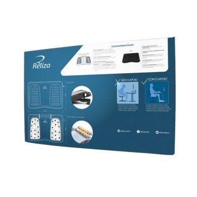 Reliza Apoio para Pés ErgoLight Ajustável