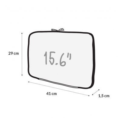 Reliza capa case para Notebook Basic 15.6 Preto