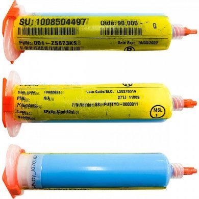 001-ZS673KS Massa térmica azul S-Putty J070162 tubete 90gr 30ml