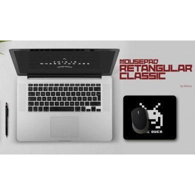 Reliza Mousepad Retangular Classic Game Over