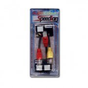 Kit Duplicador de Cabo de Rede Speedlan Apenas um Cabo para 2 PCs, para cabos CAT5 de 4 pares 8 Vias, Atende a