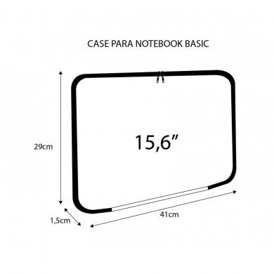 Reliza Capa para Notebook Basic Petroleo 15.6
