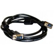 Cabo para Monitor Roxline DB15M x DB15M 2 Metros com Filtro, cor Preto