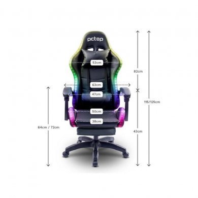 PCTOP CADEIRA GAMER Starlight R1006E RGB