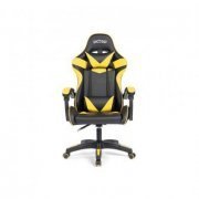 PCTOP CADEIRA GAMER STRIKER Preta/Amarela COURO SINTÉTICO DE PU ATÉ 120KG