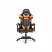 PCTOP CADEIRA GAMER STRIKER PRETA/LARANJA COURO SINTÉTICO DE PU ATÉ 120KG
