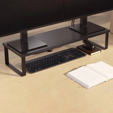 Reliza base elevada para monitor Stand Desk preto