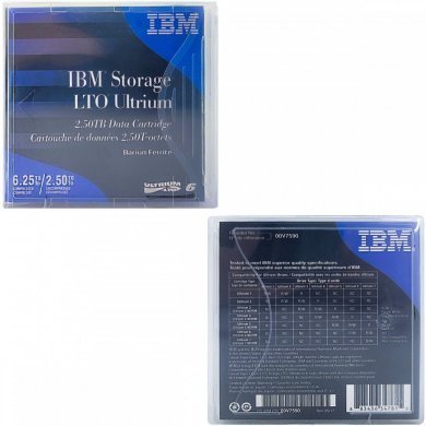 00V7590 IBM LTO-6 Ultrium Tape Media 2.5TB/6.25T
