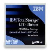 IBM LTO-6 Ultrium Tape Media 2.5TB/6.25T Native/Compressed Capacity LTO6 Data Cartridge