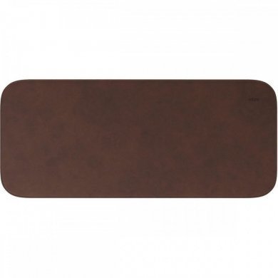 Reliza mousepad em couro sintetico 70 x 30cm marrom