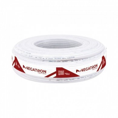 010108C0100BR00 Megatron cabo Coaxial RF 4mm dupla blindagem bipolar 2x26AWG