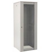 RACK PISO CARTHOMS 40U 670MM SMOHRACK COM 2 VENTILADORES NO TETO 19 POLEGADAS COM PORTA DE VIDRO TEMPERADO - C