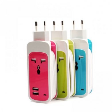 01867-BL FILTRO DE LINHA TOMADA UNIVERSAL E USB