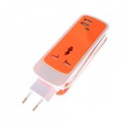 FILTRO DE LINHA TOMADA UNIVERSAL E USB 2 Portas USB c