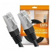 ChipSCE Patch Cord CAT.6 preto 5 metros 