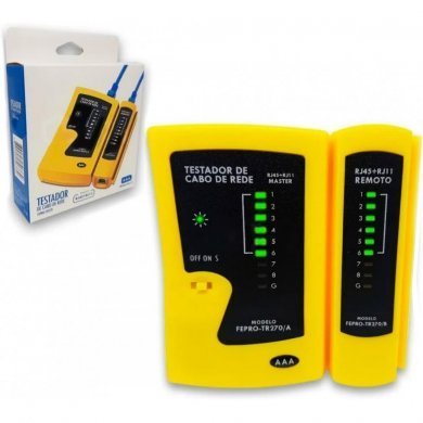 01978 Exbom Testador de Cabos de Rede UTP/STP RJ45 RJ11