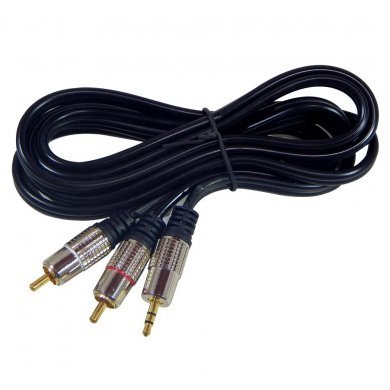 TBLACK Cabo P2 ST X 2 RCA 1.8M