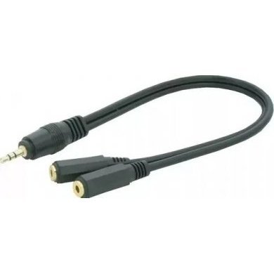 01.001.00227 Cabo Tblack Plug P2 ST  X 2 Jack J2 ST