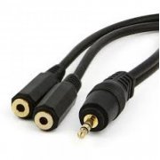 Cabo Tblack Plug P2 ST X 2 JACK J2 ST 20cm