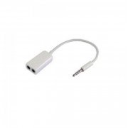 TBLACK Cabo P2 4C ST x 2 J2 17cm Branco