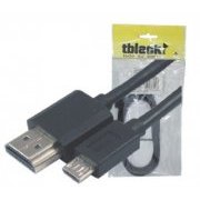 Cabo Tblack HDMI para Micro USB 5 Pinos 1.5 Metros