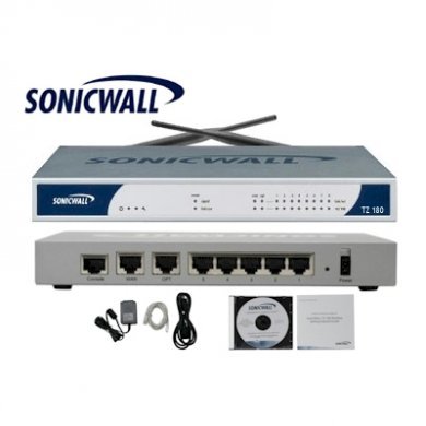 Roteador Wireless SonicWALL TZ 180 Wireless TotalSecure 25, PN: 0