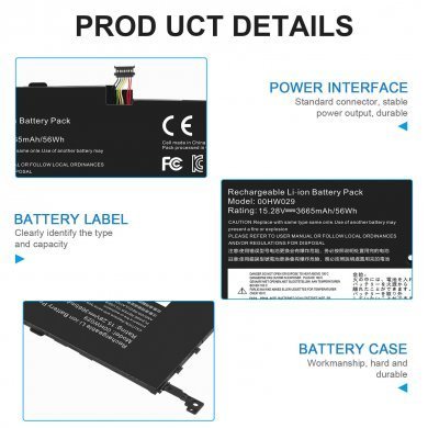 01AV410 Bateria Notebook Lenovo 15.28V 56Wh