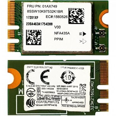 01AX749 Placa wifi NFA435A Qualcomm 2 e 5 GHz bluetooth