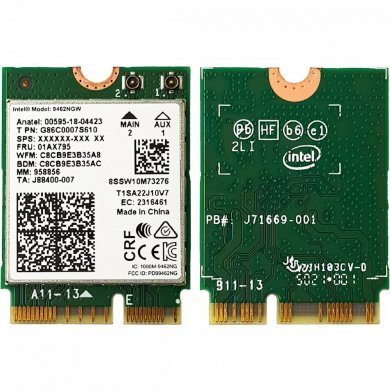 01AX797 Cartão Wireless Intel Wlan 2.4/5G Wifi M2 BT 5.2