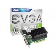 Placa de Vídeo GT 630 GeForce EVGA NVIDIA 2GB DDR3 128Bits PCI-E Core Clock 810MHz HDMI DVI VGA