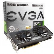 Placa de vídeo EVGA GTX 760 Superclocked nVidia GeForce 2GB GDDR5 256Bits  ACX Cooler