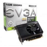 Placa de Video EVGA GTX 750TI 1GB DDR5 PCI-E 3.0 16x Superclock 128Bits 640 CUDA CORES DVI HDMI DP