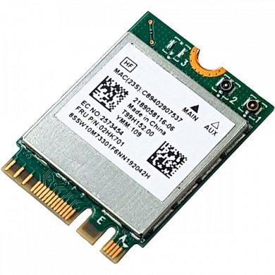 02HK701 Placa wifi Realtek RTL8822CE Bluetooth 5.0 802.11AC