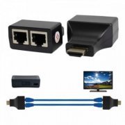 Extensor HDMI por cabo de rede RJ45 CAT5E/6 Resolução