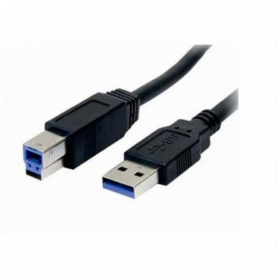 03.001.00248 Cabo impressora USB-A para USB-B macho 3.0 1.5m