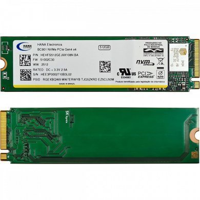 Hana SSD 512GB M.2 NVMe PCIe Gen4 x4
