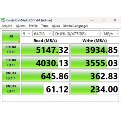 03B03-00473000 ADATA SSD 512GB M.2 NVMe PCIe Gen4 x4