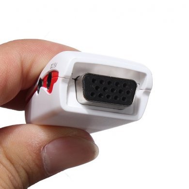 0404-2520 Conversor 1080P HDMI para VGA com Audio