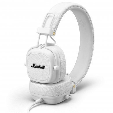 04091113 Marshall Headphone Major II White com fio