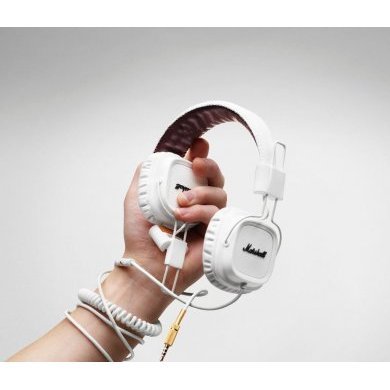 04091113 Marshall Headphone Major II White com fio