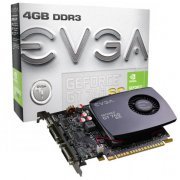 Placa de Video EVGA GT 740 4GB DDR3 nVidia GeForce SuperClocked 384 CUDA CORES