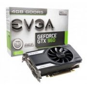 Placa de Vídeo EVGA NVIDIA GTX 960 4GB DDR5 128 Bits PCI-E x16, 1024 CUda Cores, Core Clock 1127MHz, DVI, HDMI