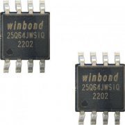 2x Memoria Flash W25Q64JWSSIQ 25Q64JWSIQ 64Mbit SOIC8 1.8V 64Mbit 133MHz Winbond Electronics - kit com 2 unida