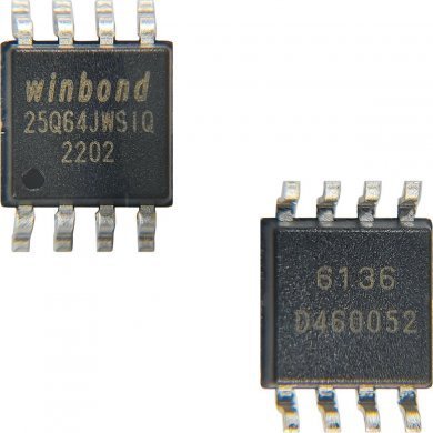 05006-00014600 2x Memoria Flash W25Q64JWSSIQ 25Q64JWSIQ 64Mbit SOIC8
