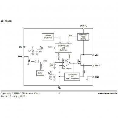 06007-00490100 Ci APL5930C regulador linear LDO Ultra Low Dropout 3A