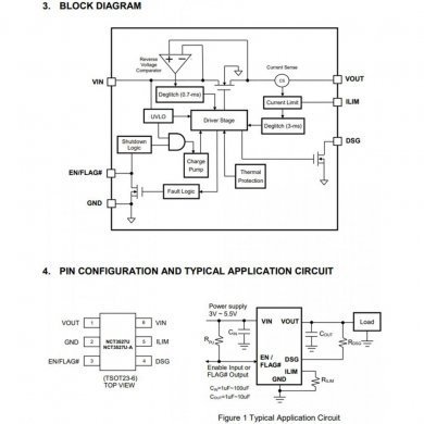 06016-00160000 Kit 2x Ci NCT3527U SOT23-6 chave de potencia SOT23-6