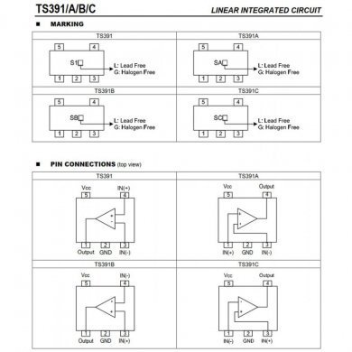 06017-00020000 10x Ci TS391 TS391CG-AL5-R SOT-353 marcação SCG