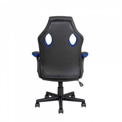 0601 Bright Cadeira Gamer azul e preta até 120Kg